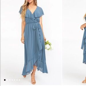 Show Me Your Mumu Bridesmaids Dress - Jess Ruffle Midi